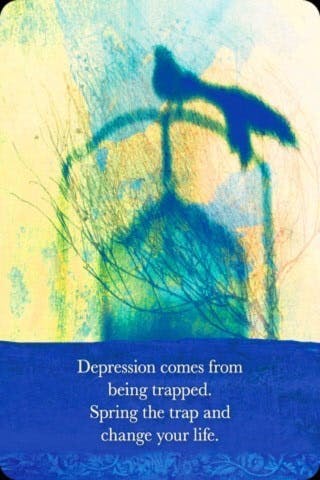 Depressie ontstaat vanuit een gevangen gevoel. Ontsnap uit die gevangenis en verander je leven.