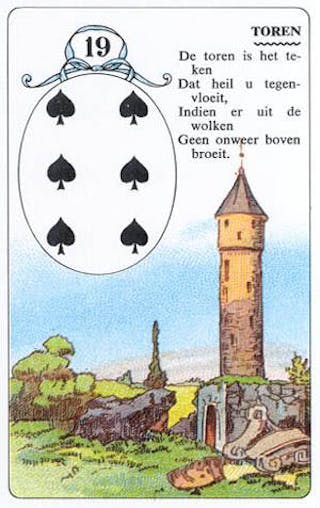 Lenormandkaart De Toren