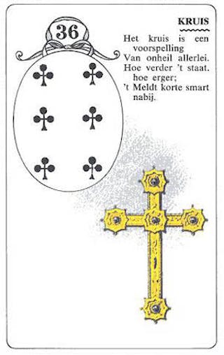 Lenormandkaart Het Kruis